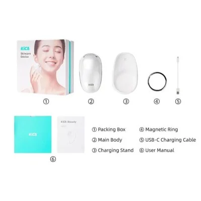 KiCA Skincare Device - Pearl White
